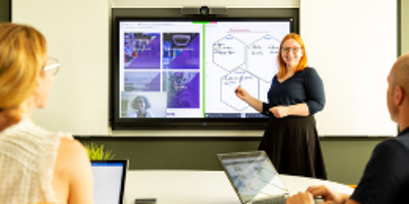 interactive touch screen meeting
